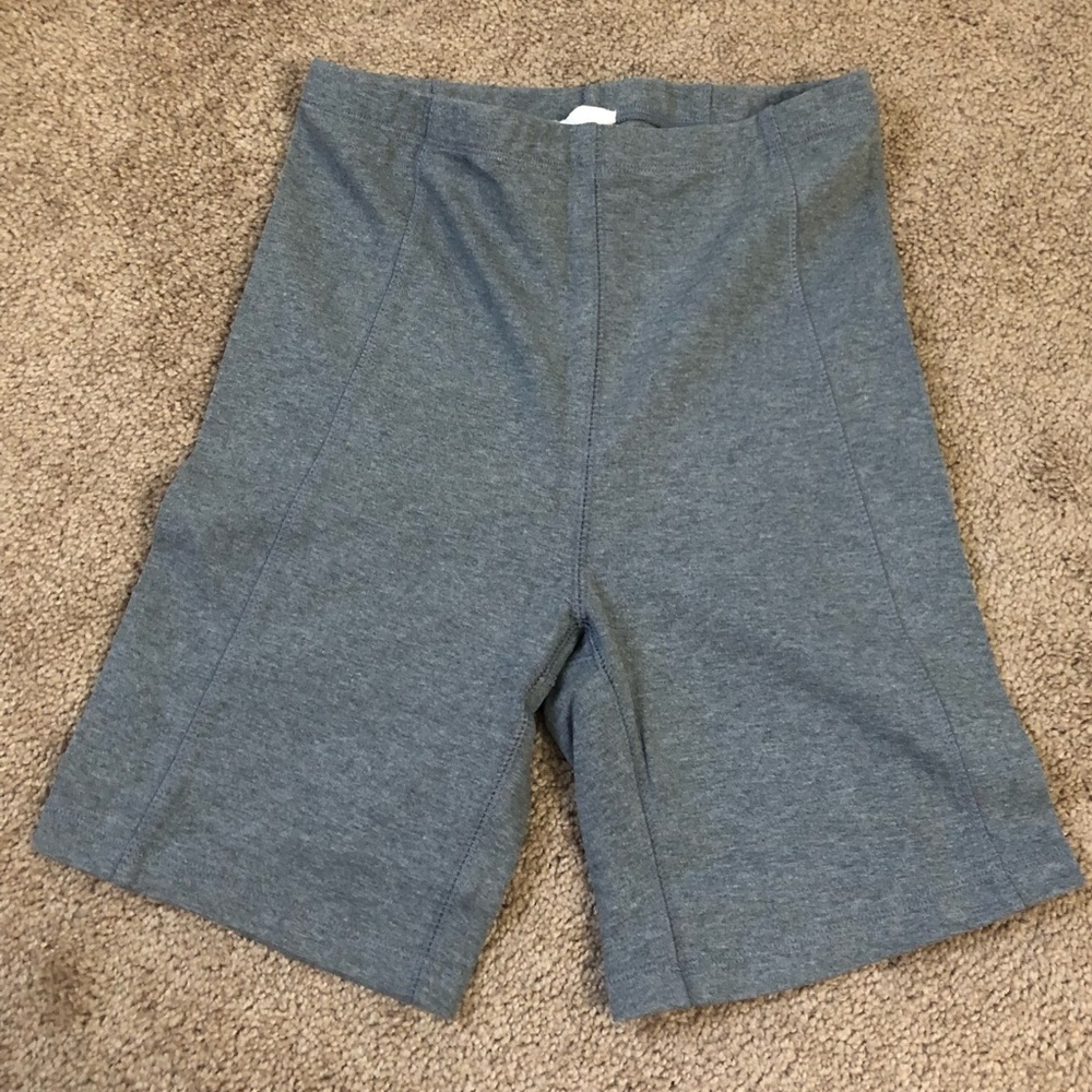 NIA gray biker shorts